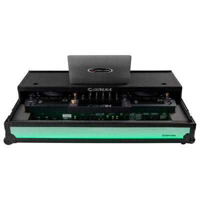 Odyssey FFXOPUSQUADCW1 - Pioneer DJ OPUS-QUAD Flight Effects Case with Glide Style Laptop Platform and Wheels