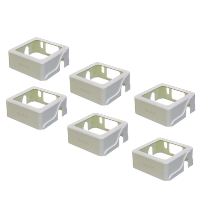 JMAZ MAD PAR 6-Pack White Fixture Covers for MAD PAR Series LED Wash Light