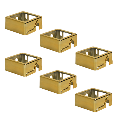 JMAZ MAD PAR 6-Pack Gold Fixture Covers for MAD PAR Series LED Wash Light