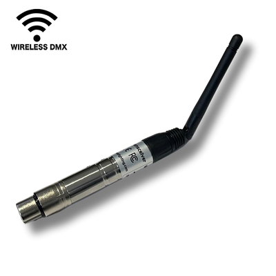 JMAZ Wi-MAZ WIRELESS DMX TRANSCEIVER - Wireless DMX Transmitter/Receiver w/ 7 Universe Controller
