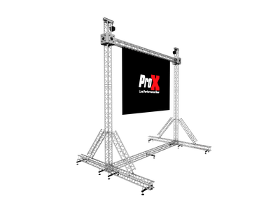 ProX LED Screen Display Panel Video Fly Wall Truss Ground Support System 20'W x 23'H TriGrip
