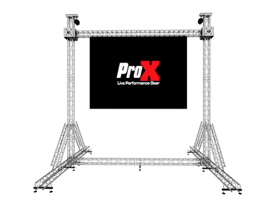 ProX LED Screen Display Panel Video Fly Wall Truss Ground Support System 20'W x 23'H TriGrip