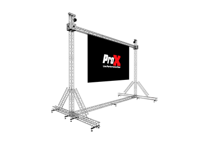 ProX LED Screen Display Panel Video Fly Wall Truss Ground Support System 30'W x 23'H TriGrip
