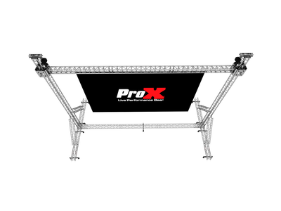 ProX LED Screen Display Panel Video Fly Wall Truss Ground Support System 30'W x 23'H TriGrip