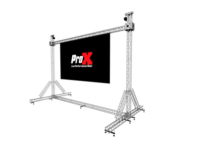 ProX LED Screen Display Panel Video Fly Wall Truss Ground Support System 30'W x 23'H TriGrip