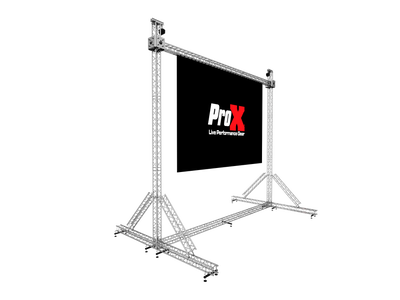 ProX LED Screen Display Panel Video Fly Wall Truss Ground Support System 30'W x 30'H TriGrip