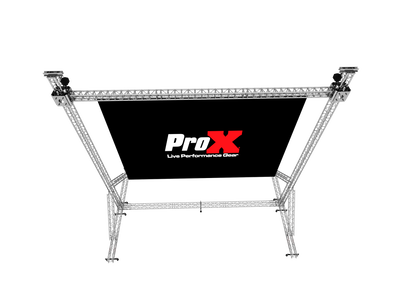 ProX LED Screen Display Panel Video Fly Wall Truss Ground Support System 30'W x 30'H TriGrip