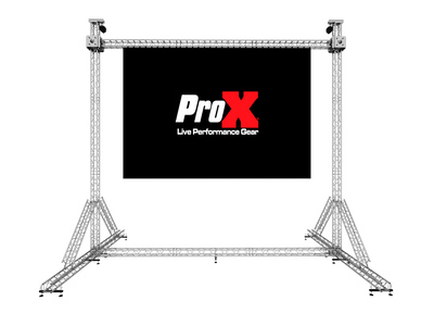 ProX LED Screen Display Panel Video Fly Wall Truss Ground Support System 30'W x 30'H TriGrip