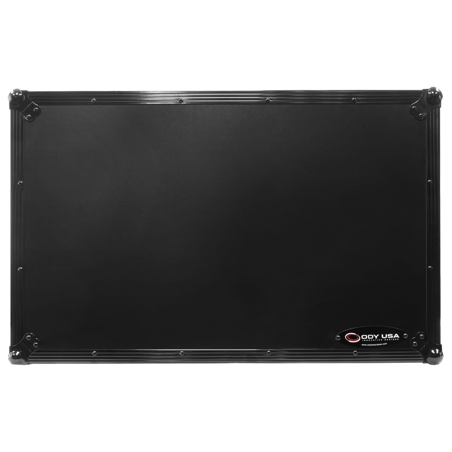 Odyssey FRBLGLP1UWPERFORMER - RANE PERFORMER Black Label 1U Case with Glide Style Laptop Platform and Wheels