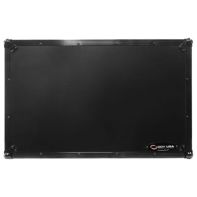Odyssey FRBLGLP1UWPERFORMER - RANE PERFORMER Black Label 1U Case with Glide Style Laptop Platform and Wheels