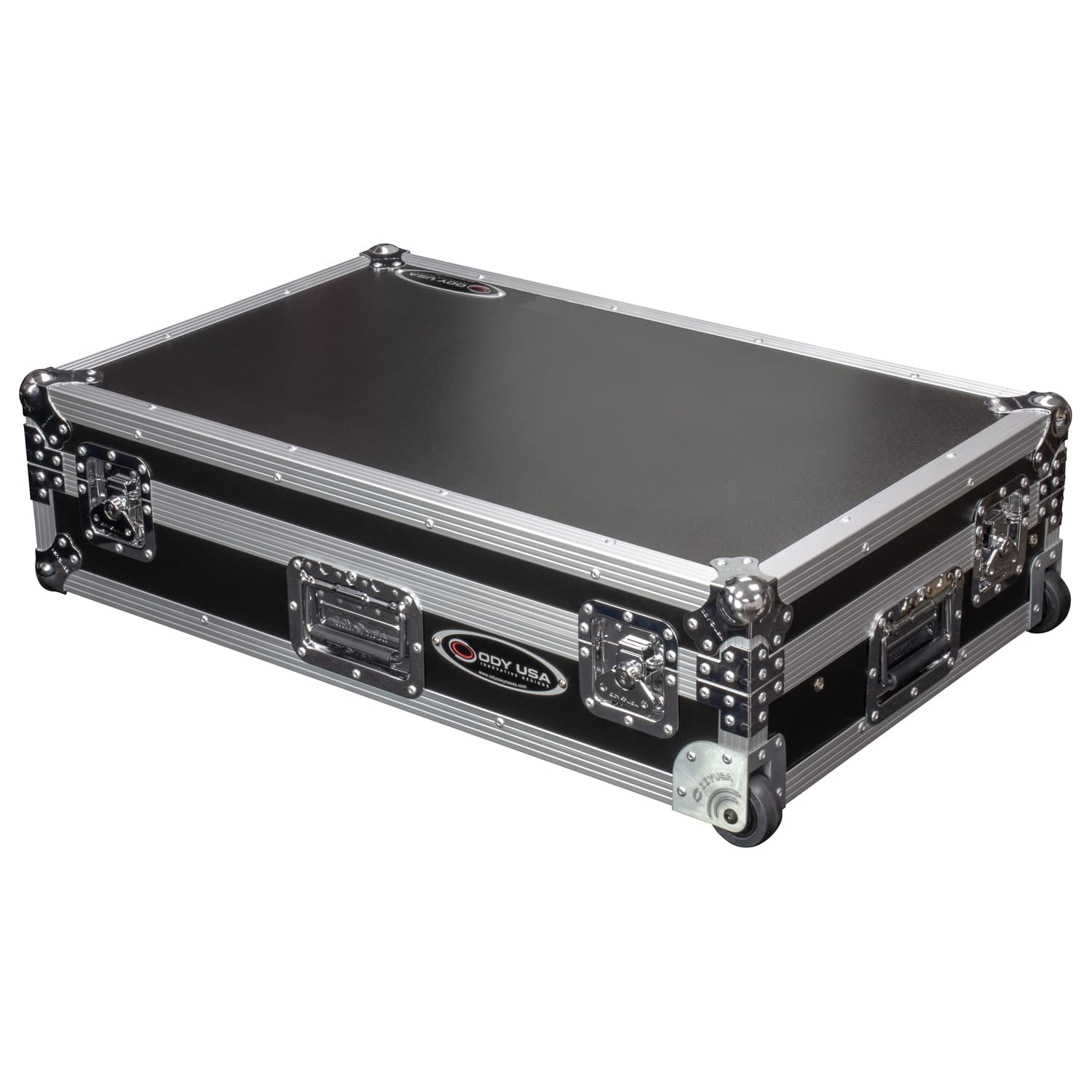 Odyssey FRDDJREV5GPW1U - Pioneer DJ DDJ-REV5 1U Case with Wheels and Laptop Platform