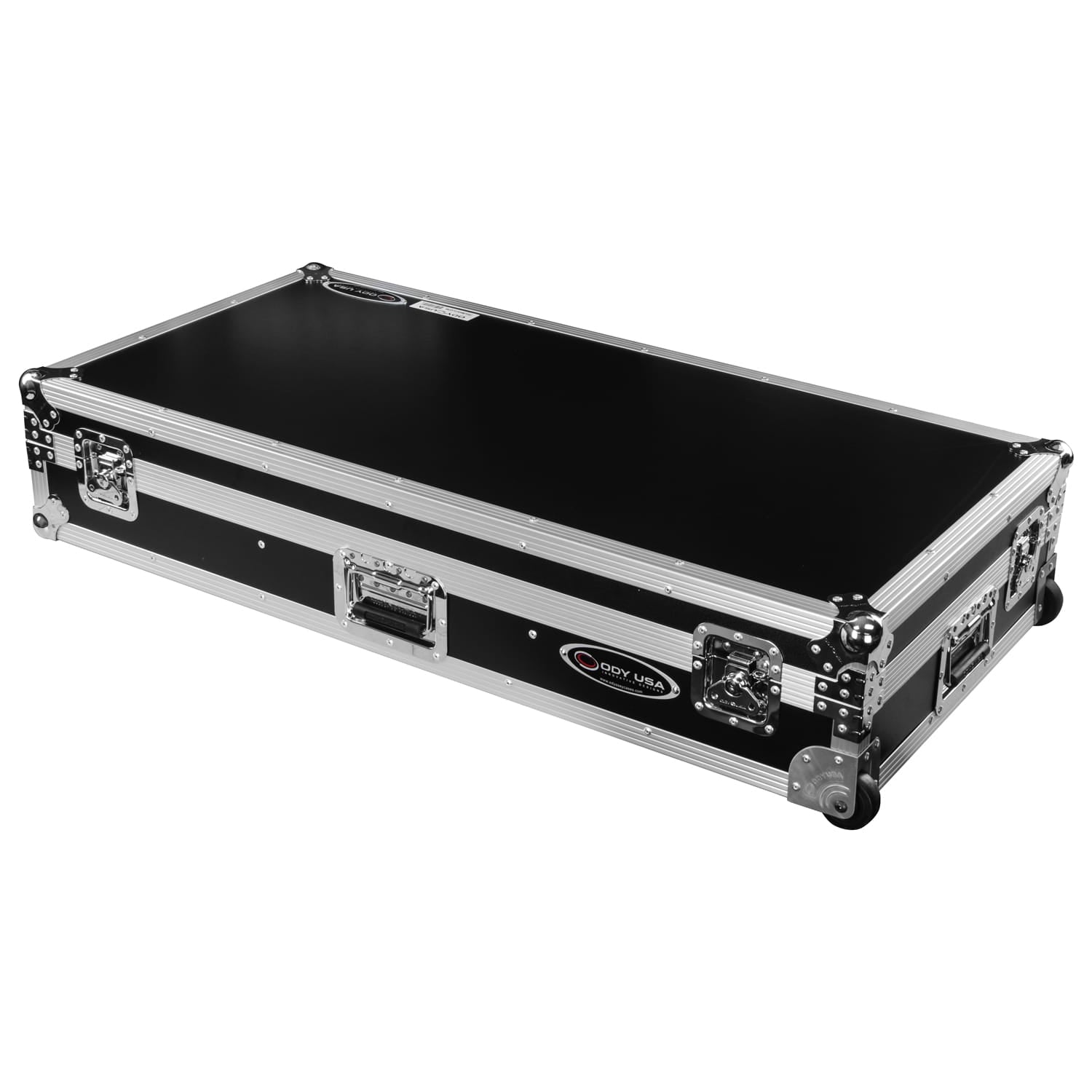 Odyssey FRDJMA9CDJGPW -  Odyssey DJM-A9 and CDJ-3000 or Similar Size Gear DJ Coffin Case with Glide Style Laptop Platform