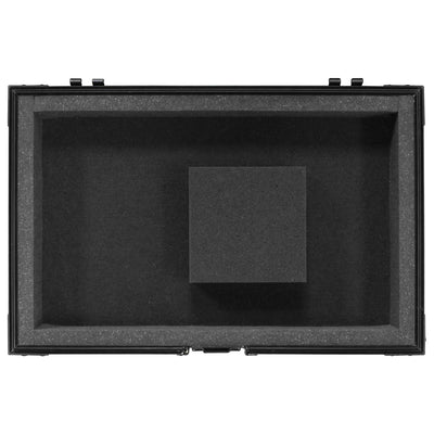 Odyssey FZ10MIXXDBL -  Universal Black 10″ Format DJ Mixer Flight Case with Extra Deep Rear Compartment