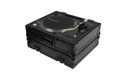 Odyssey FZ1200BL - All Black Technics 1200 Style DJ Turntable Flight Case