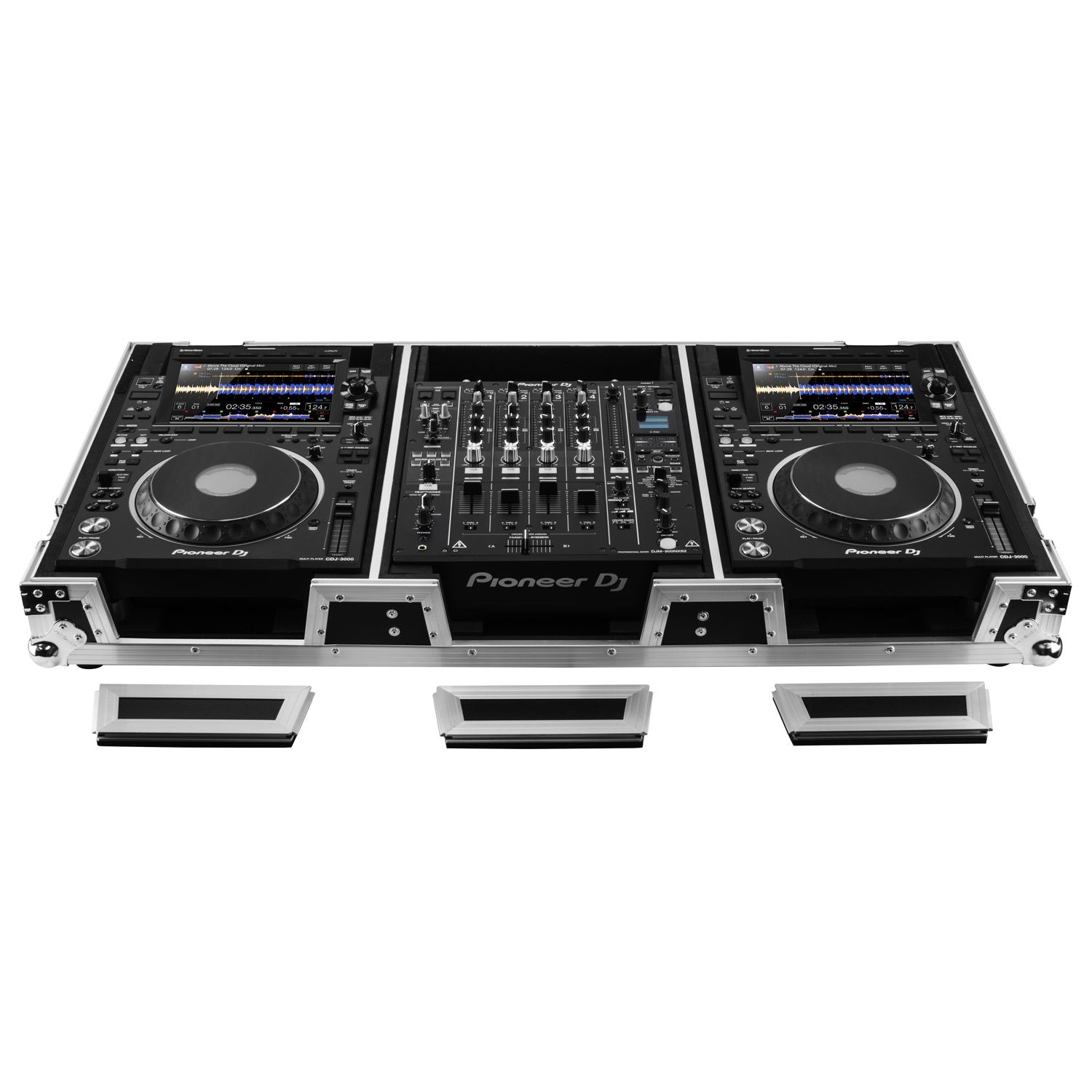 Odyssey FZ12CDJWXD2 - Extra Deep DJ Coffin Case for 12″ Format DJ Mixer and Two Media Players