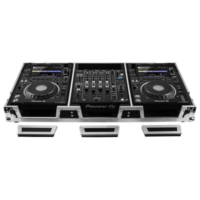 Odyssey FZ12CDJWXD2 - Extra Deep DJ Coffin Case for 12″ Format DJ Mixer and Two Media Players