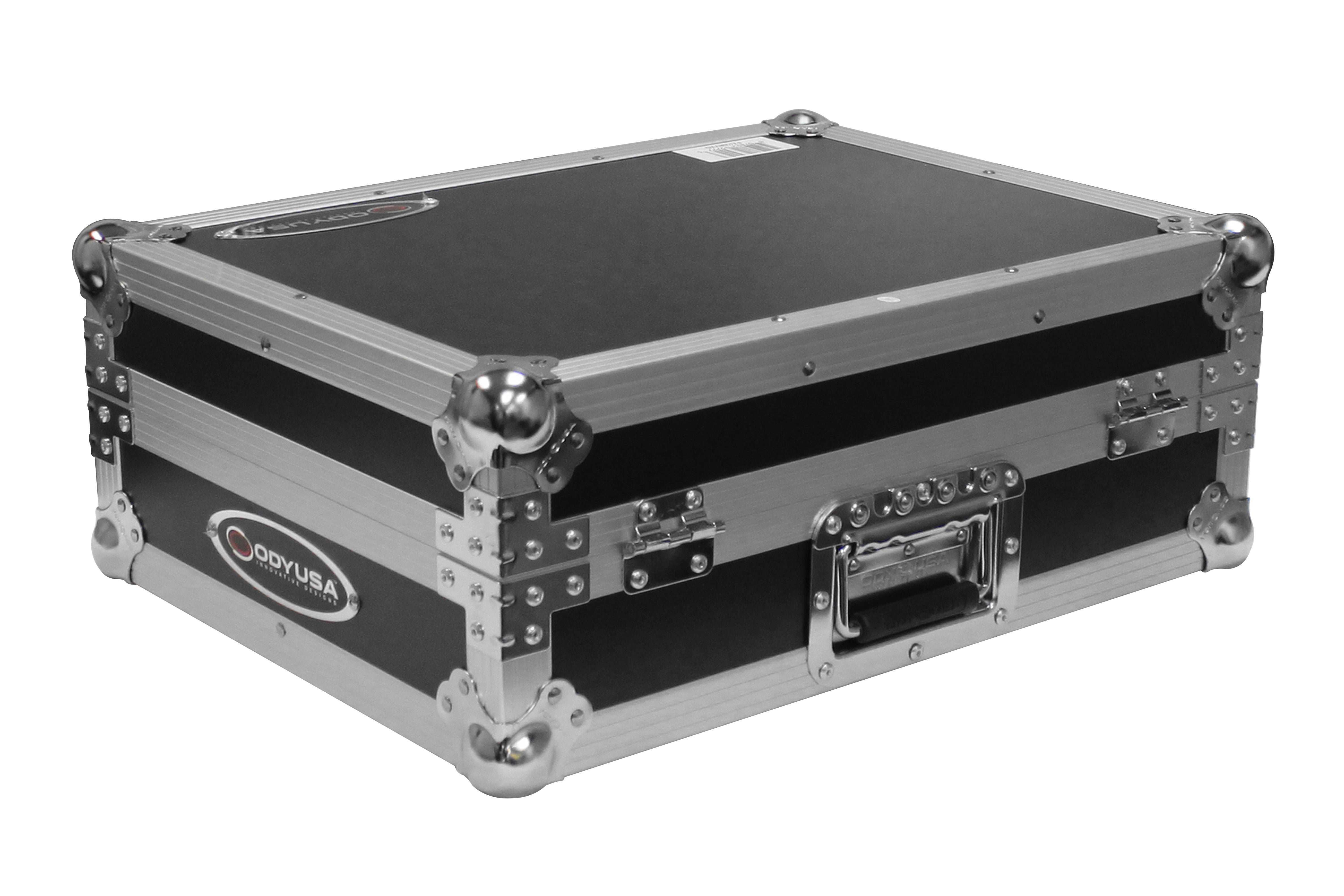 Odyssey FZ12MIXXD - Universal 12" Format DJ Mixer Case Pro-Duty with Extra Deep Rear Cable Space