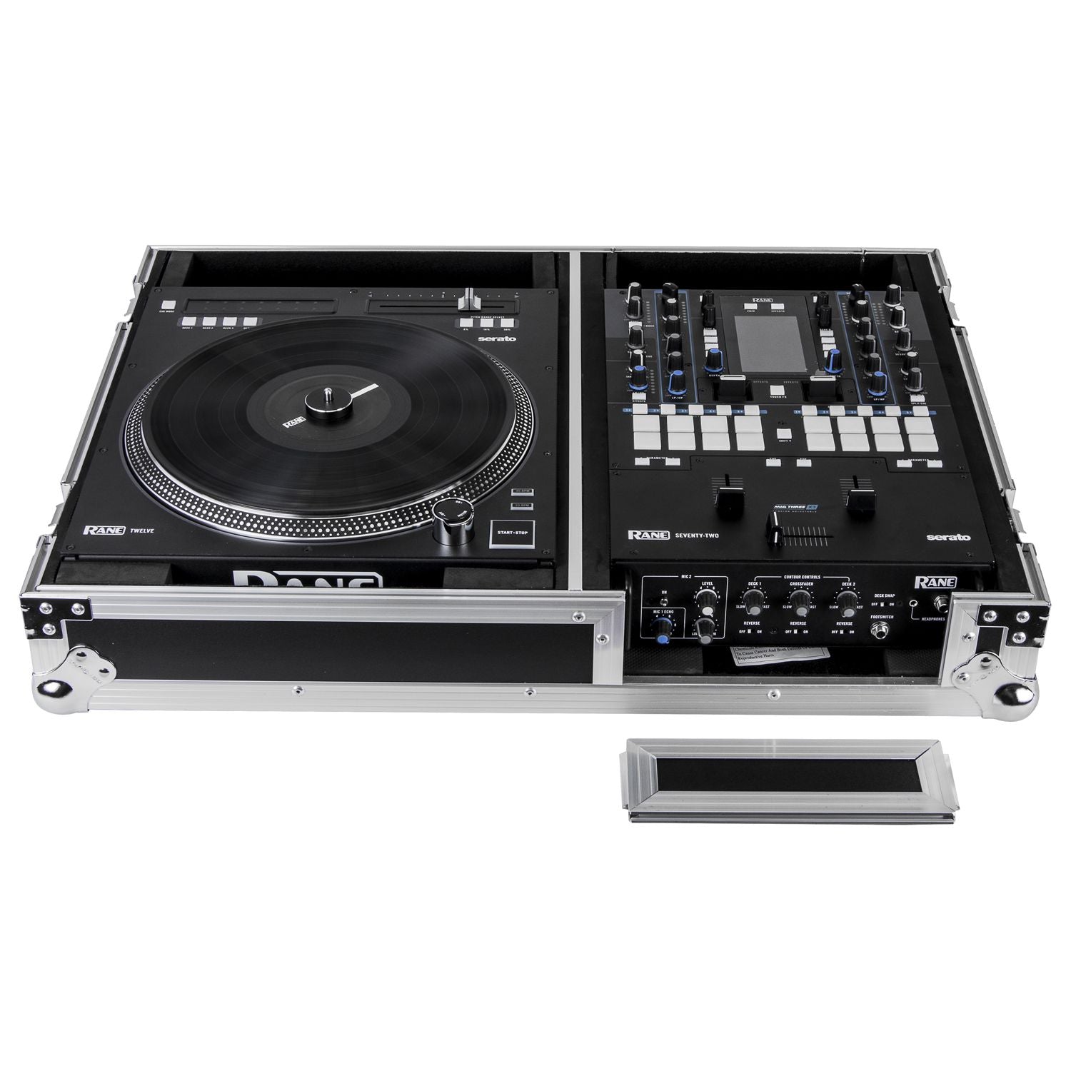 Odyssey FZ1RA1272W - Reversible Compact Rane Twelve and Rane Seventy / Seventy-Two Battle DJ Coffin Flight Case