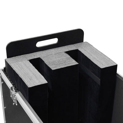 Odyssey FZ2FSM65W - Dual 60-65" Flat Screen Monitor Flight Case with Casters.