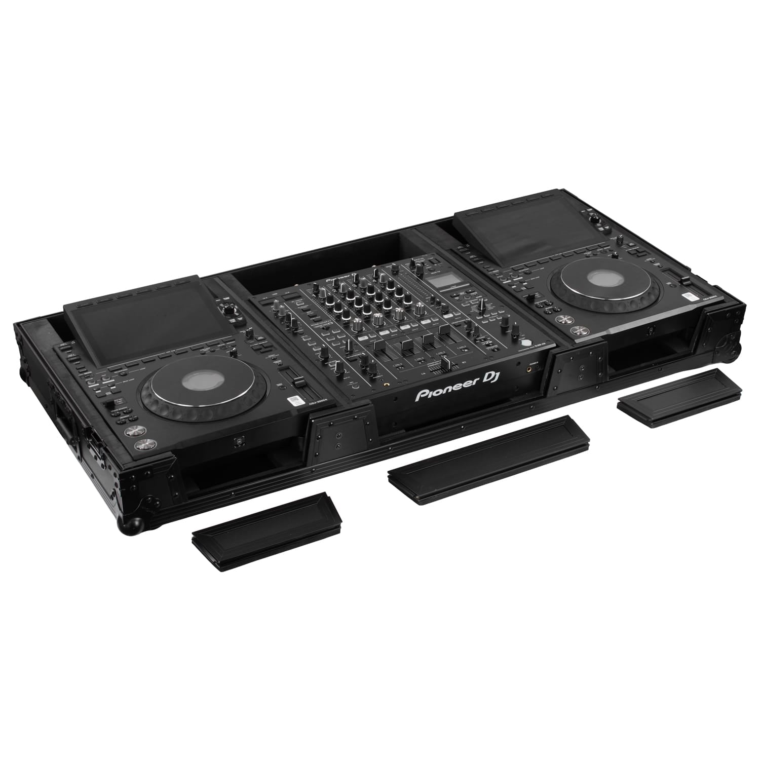 Odyssey FZA93000XWBL - DJM-A9 and CDJ-3000X Black Label DJ Coffin Case.
