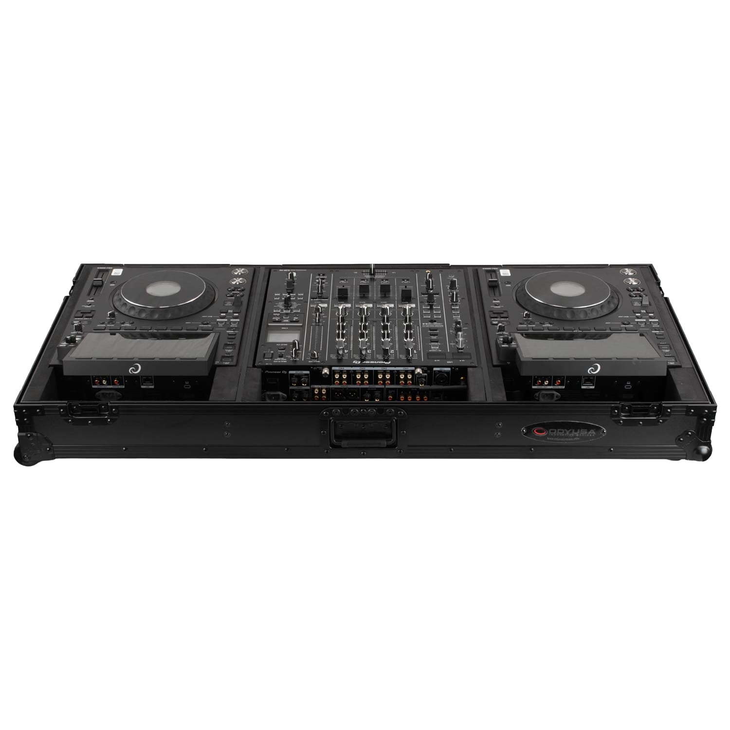 Odyssey FZA93000XWBL - DJM-A9 and CDJ-3000X Black Label DJ Coffin Case.