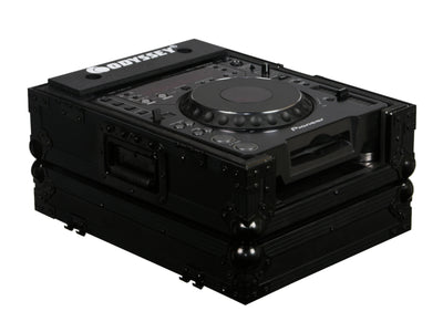 Odyssey FZCDJBL - Large Format CD Player All Black Flight Case