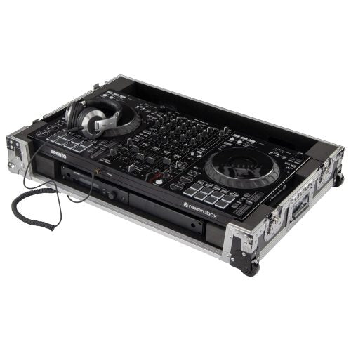 Odyssey FZDDJFLX10CW - Odyssey DDJ-FLX10 1U Flight Case with Corner Wheels