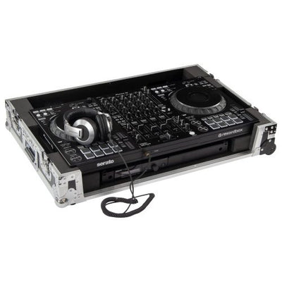Odyssey FZDDJFLX10CW - Odyssey DDJ-FLX10 1U Flight Case with Corner Wheels