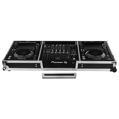 Odyssey FZDJMA9CDJW - Coffin with Wheels for DJM-A9 and CDJ-3000 or Similar Size Gear