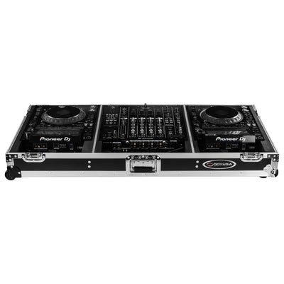 Odyssey FZDJMA9CDJW - Coffin with Wheels for DJM-A9 and CDJ-3000 or Similar Size Gear