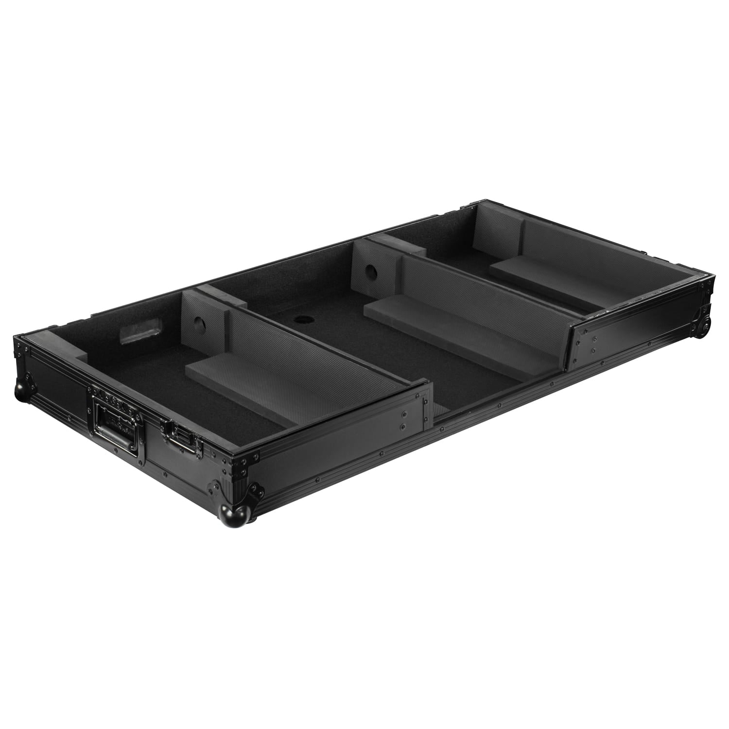 Odyssey FZDJMA9CDJWBL - Black Label DJ Coffin Flight Case with Wheels for DJM-A9 and CDJ-3000 or Similar Size Gear
