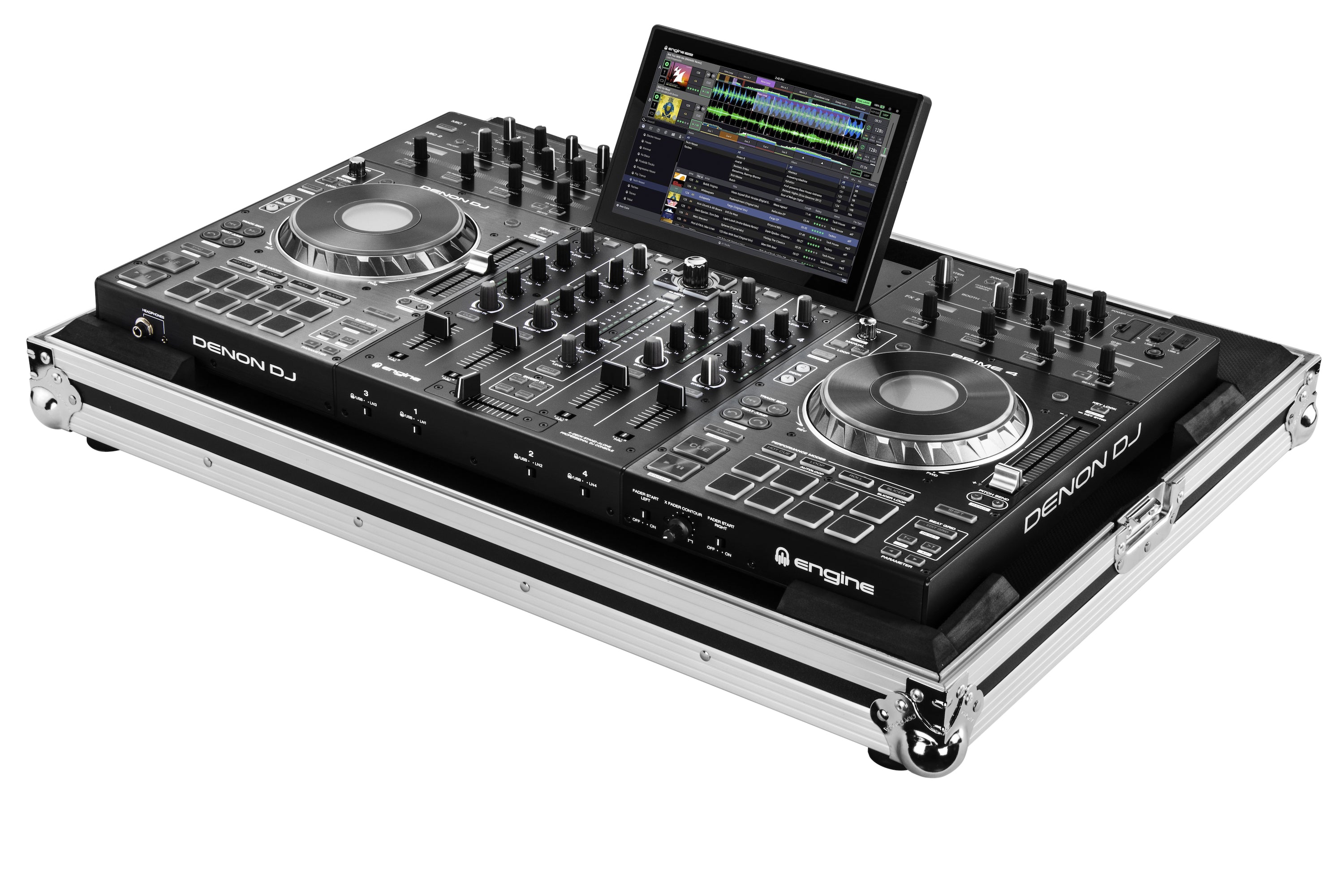 Odyssey FZDNPRIME4 - Denon Prime 4 Low Profile Flight Case