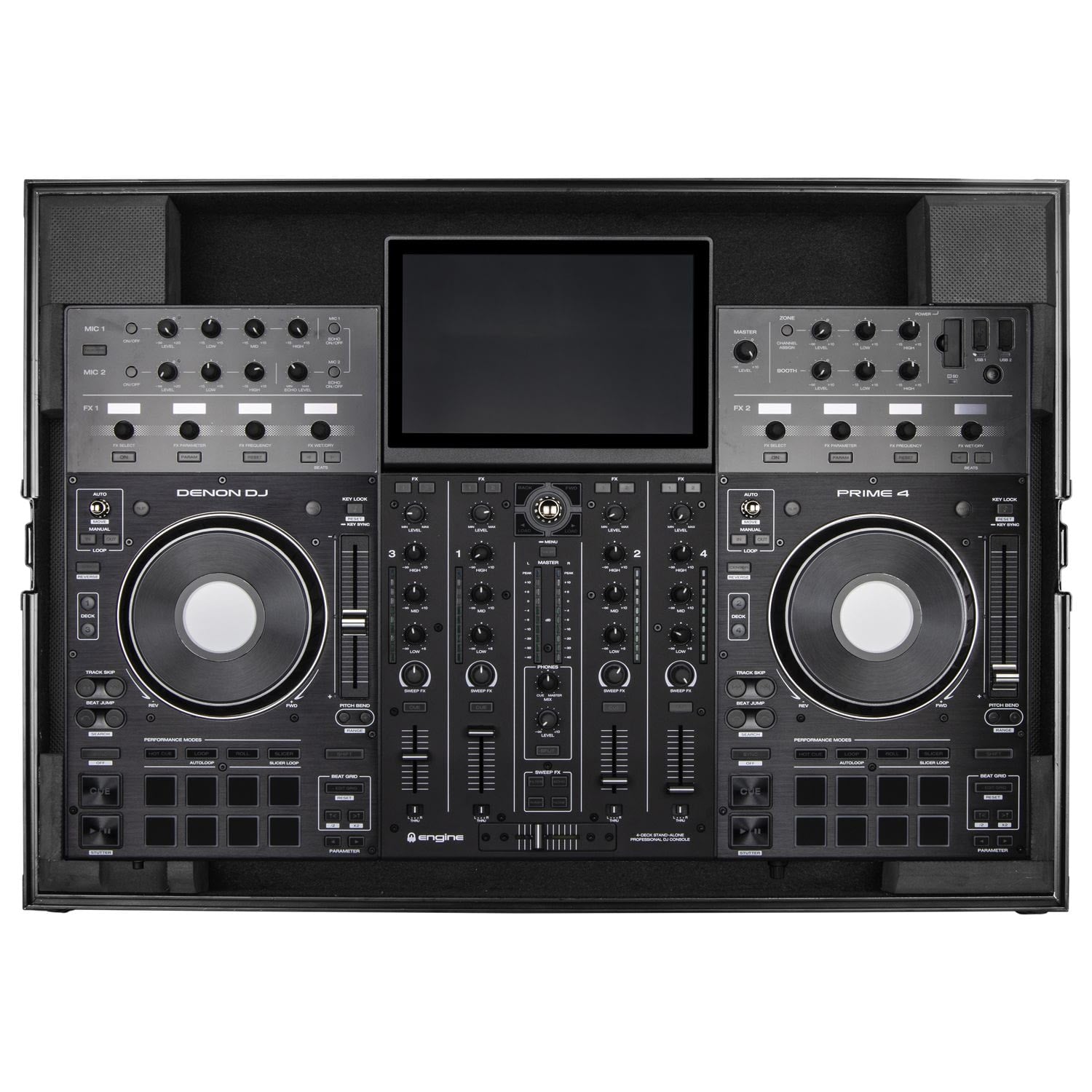 Odyssey FZDNPRIME4BL - Black Low Profile Flight Case