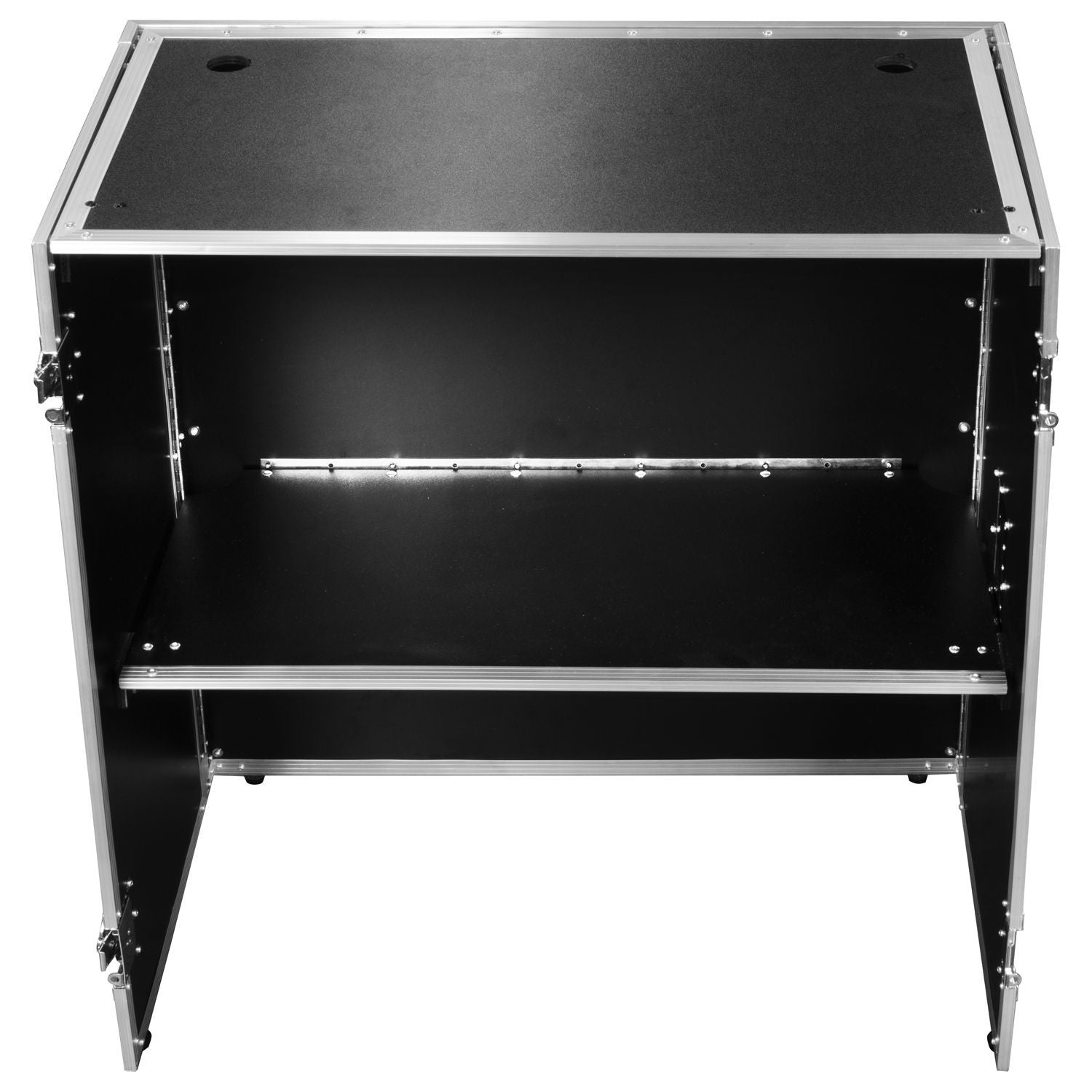 Odyssey FZF33362T - 33″ Wide x 36″ Tall Two-Tier DJ Fold-out Stand