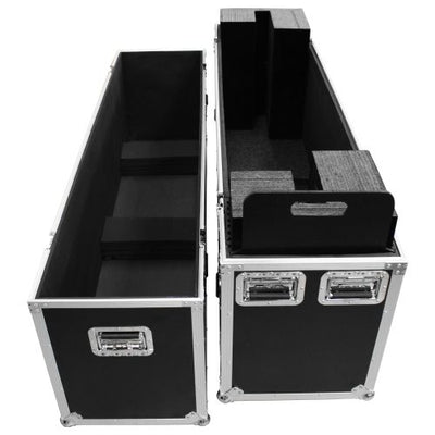 Odyssey FZFSM65W - 60-65" Flat Screen Monitor Flight Case with Casters