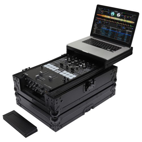 Odyssey FZGS10MX1XDBL - Black 10" Format DJ Mixer Case with Extra Deep Rear Compartment