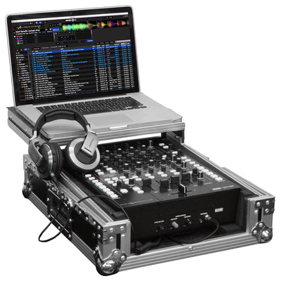 Odyssey FZGS12RANE64 - Rane Sixty-Four 12" Mixer Flight Case with Glide Platform
