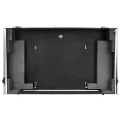 Odyssey FZGSATXDJAZW - AlphaTheta XDJ-AZ Dual 1U Rack Space Flight Case with Glide Style Laptop Platform and Wheels