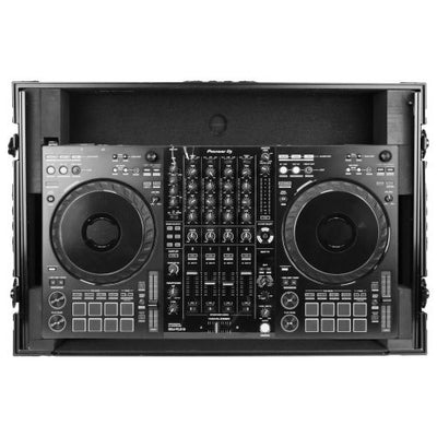Odyssey FZGSDDJFLX10W1BL - Odyssey Black Label DDJ-FLX10 1U Flight Case with Glide Style Laptop Platform and Wheels