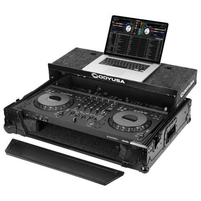 Odyssey FZGSDDJGRV6BL1UCW - AlphaTheta DDJ-GRV6 1U Case in Black with Patented Glide Platform and Corner Wheels.