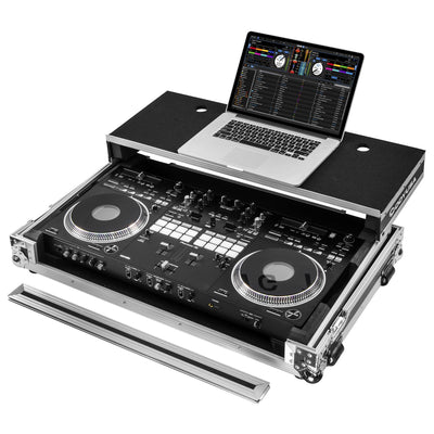 Odyssey FZGSDDJREV7W - Pioneer DDJ-REV7 Glide Style Flight Case with Wheels and Laptop Platform
