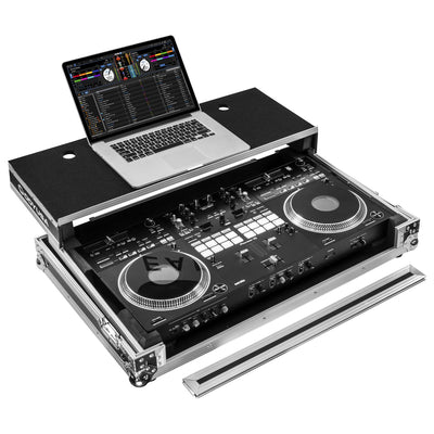 Odyssey FZGSDDJREV7W - Pioneer DDJ-REV7 Glide Style Flight Case with Wheels and Laptop Platform
