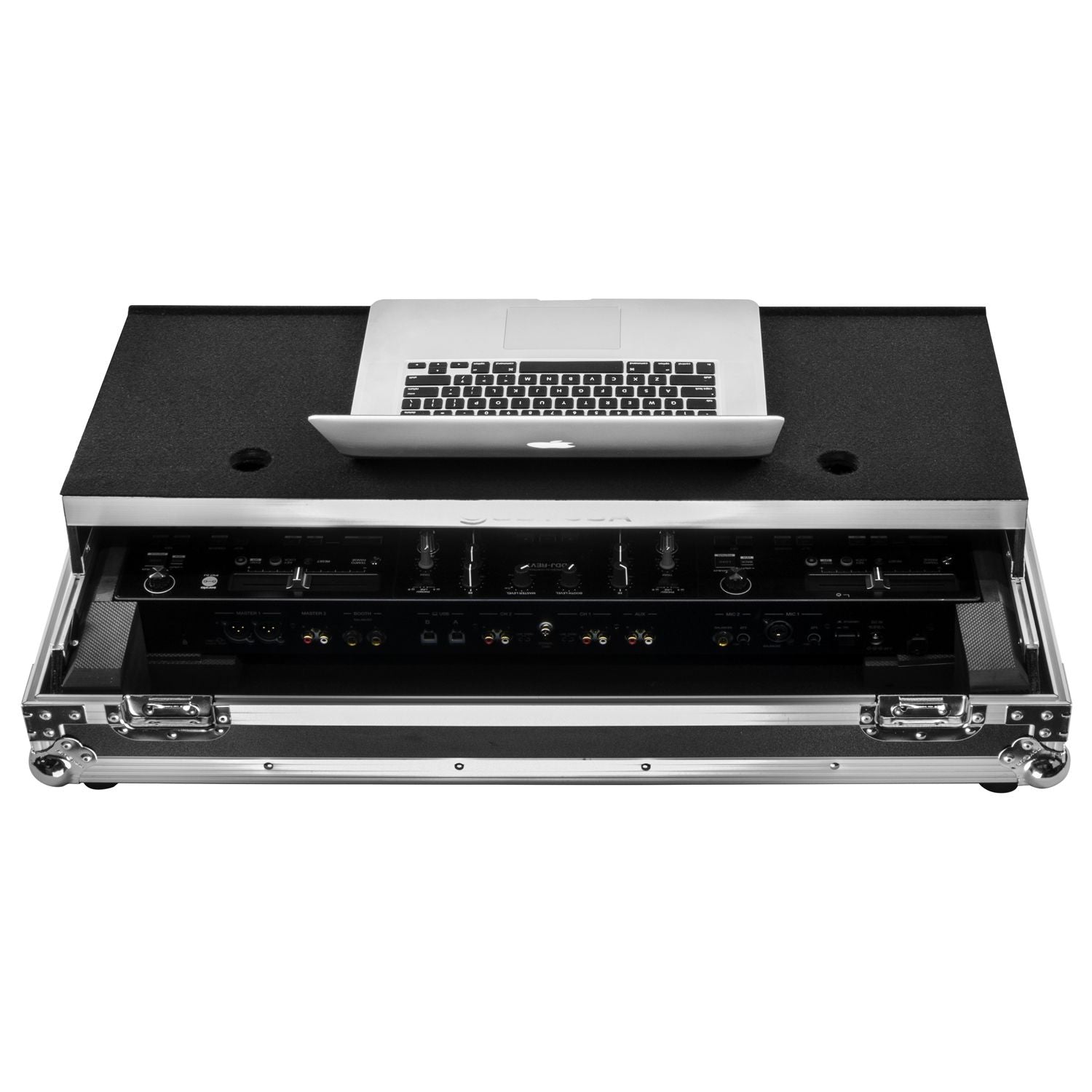 Odyssey FZGSDDJREV7W - Pioneer DDJ-REV7 Glide Style Flight Case with Wheels and Laptop Platform