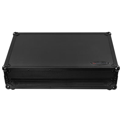 Odyssey FZGSDDJREV7WBL - Pioneer DDJ-REV7 Black Glide Style Flight Case with Wheels and Laptop Platform