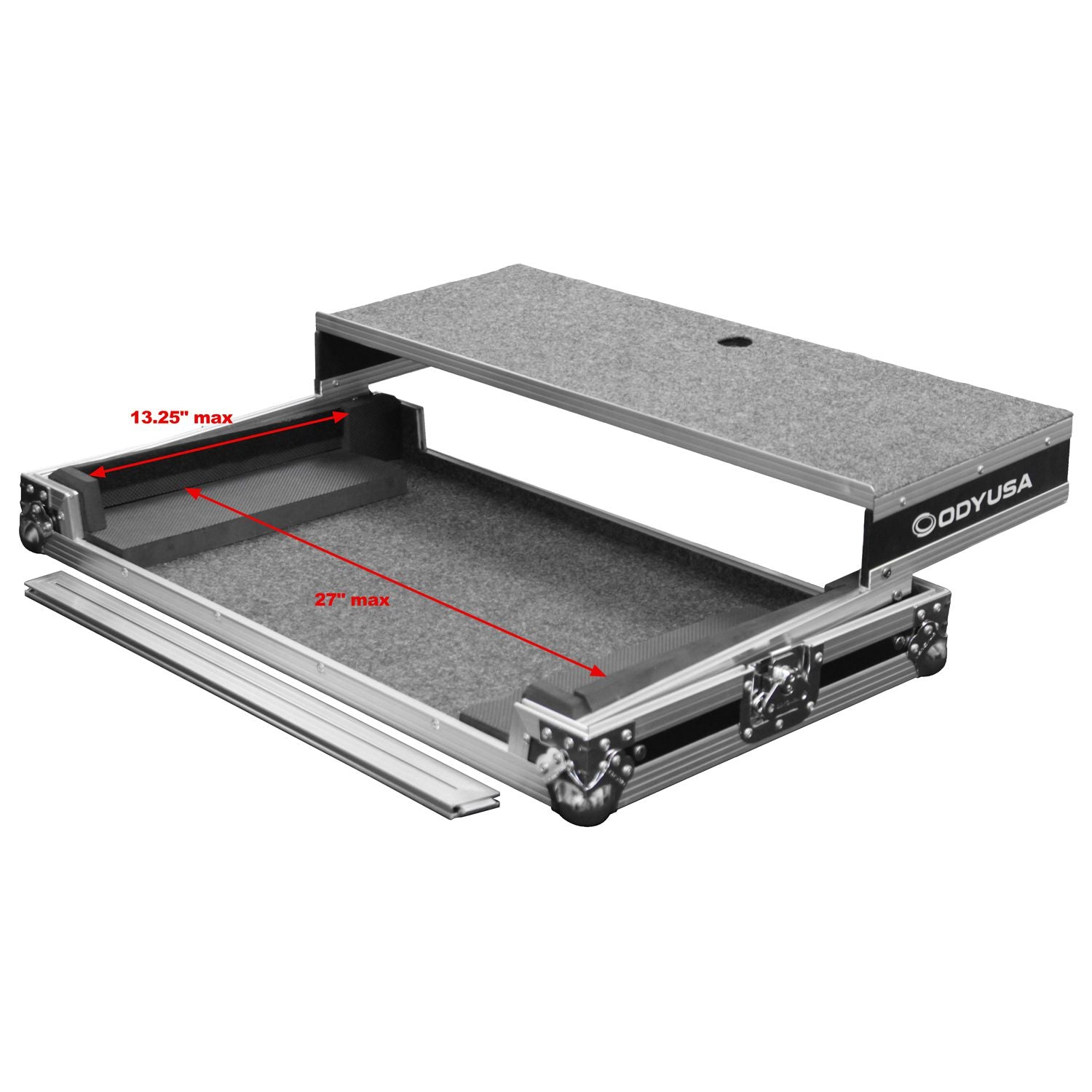 Odyssey FZGSDJC2 - Universal Large Size DJ Controller Flight Case with Glide Platform