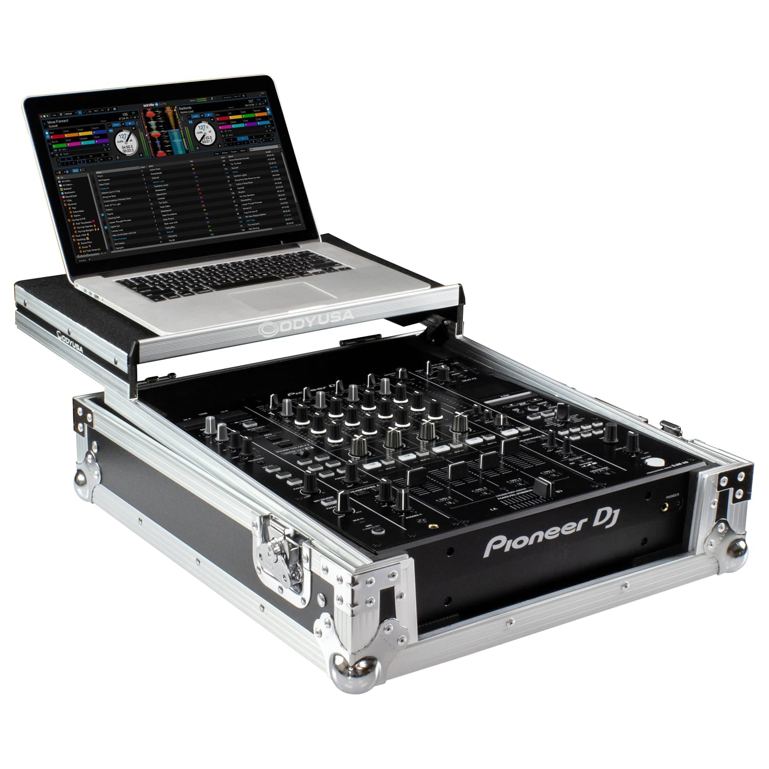 Odyssey FZGSDJMA9 - Pioneer DJ DJM-A9 Flight Case with Glide Style Laptop Platform