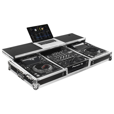 Odyssey FZGSDJMA9CDJW - Glide Style DJ Coffin Flight Case with Wheels for DJM-A9 and CDJ-3000 or Similar Size Gear
