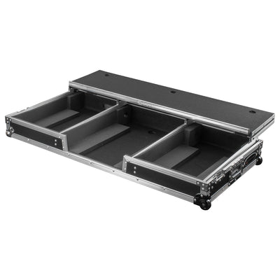 Odyssey FZGSDJMA9CDJW - Glide Style DJ Coffin Flight Case with Wheels for DJM-A9 and CDJ-3000 or Similar Size Gear