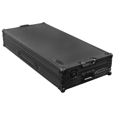 Odyssey FZGSDJMA9CDJWBL - Odyssey Glide Style Black Label DJ Coffin Flight Case with Wheels for DJM-A9 and CDJ-3000 or Similar Size Gear