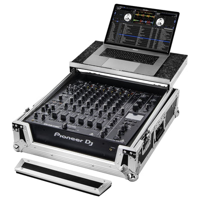 Odyssey FZGSDJMV10 - Pioneer DJM-V10 ATA Flight Case with Glide Laptop Platform